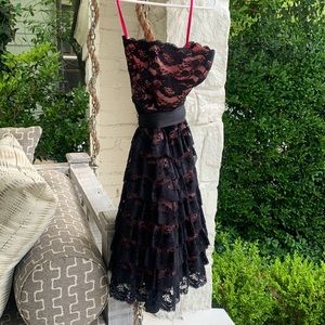 Black and Pink Betsey Johnson Dress!